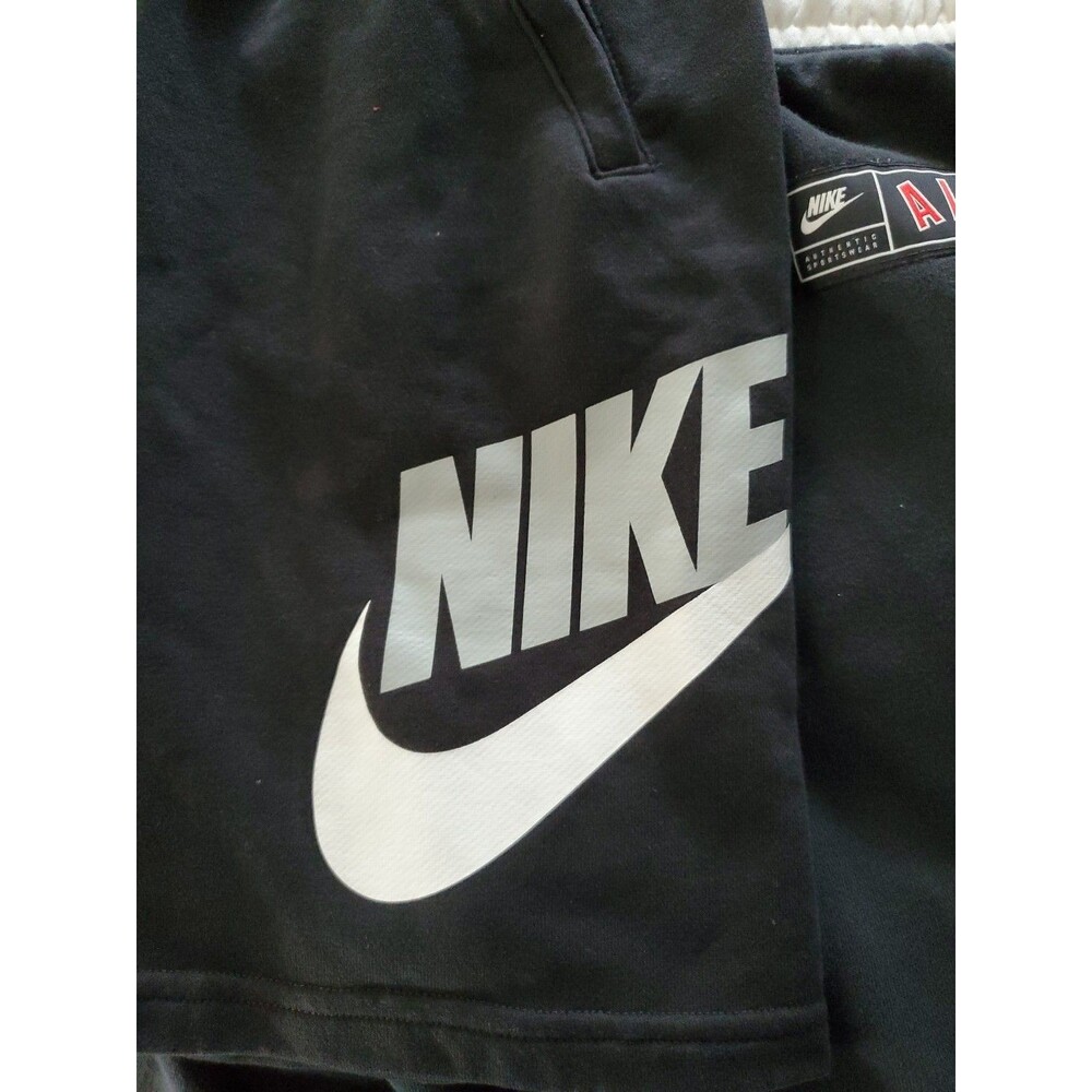 Nike & AIR Jordan Boys Youth Shorts Lot of 5 Sz LARGE Cotton Jogger Black Blue - Picture 3 of 14